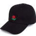 which in shower cotton rose dad hat for women men adjustable flower baseball cap embroidery snapback hat curved summer sunhat