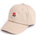 which in shower cotton rose dad hat for women men adjustable flower baseball cap embroidery snapback hat curved summer sunhat