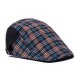 2018 Spring Autumn British Style Sun Hat For Men Women High Quality Casual Cotton Beret Caps Adjustable Plaid Flat Cap