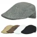 2018 Summer Beret Caps for Men Women Vintage news boy cap Cabbie Gatsby Linen Outdoor Hats Brand Sun Hat Unisex Duckbill Caps
