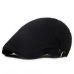 Adjustable Beret Caps Spring Summer Outdoor Sun Breathable Bone Brim Hats Womens Mens Herringbone Solid Flat Berets Cap Hat