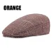 Brand Fashion Vintage Autumn Winter Hats for Men Women High Quality Casual Cotton Women Beret Caps Adjustion Plaid Mens Flat hat