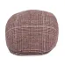 Brand Fashion Vintage Autumn Winter Hats for Men Women High Quality Casual Cotton Women Beret Caps Adjustion Plaid Mens Flat hat