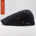 CNTANG Vintage Beret For Men Summer Fashion Flat Hat Casual Visor Caps Brand Designer Retro Men Cotton Cap Button Adjustable