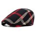 Classic Englad Style Plaid Berets Caps For Men Women Casual Unisex Sports Caps Cotton Berets Hats Boina Casquette Flat Cap