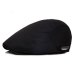 FS Fashion Flat Caps For Men Hat Unisex Beret Cap Women Summer Casual Sun Breathable Hats Black Berets Cabbie 2019 Chapeau Homme