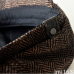 HERRINGBONE TWEED GATSBY Newsboy Cap Men Wool Ivy Hat Golf Driving Flat Cabbie flat hat for men winter Cap