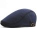 HT1578 2018 New Spring Summer Men Women Hat Fashion Western Style Duckbill Ivy Flat Cap Hat Adjustable Cotton Newsboy Beret Cap