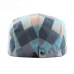 HT1711 2018 New Beret Hats for Men Women Spring Summer Flat Caps Retro Plaid Berets Femme Adjustable Unisex Men Women Beret Cap