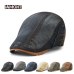 JAMONT Denim Beret Caps Embroidery Flat Hat Man Woman Summer Casual Peaked Caps Jeans Cotton Berets Hats Classic Simple Flat Cap