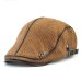 JAMONT  High Quality Winter Knitted Beret Casquette Homme Leather Flat Cap for Men Boina Hombre Visor Hat Planas Snapback Hat