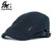 JOYMAY New Autumn Cotton Berets Caps For Men Casual Peaked Caps grid embroidery Berets Hats Casquette Cap Y006