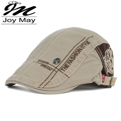 JOYMAY New Summer Cotton Berets Caps For Men Casual Peaked Caps letter embroidery Berets Hats Casquette Cap Y005