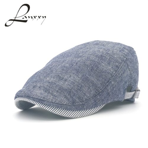 Lanxxy Cotton Gorras Planas Male Beret Vintage Flat Cap Boinas Berets 2015 New Fashion Headwear Men's Hats Casquette Casual Caps