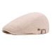 Men Linen Cotton Golf Driving Beret Cabbie Hat Newsboy Flat Ivy Sun Summer Cap HATCS0513