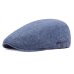 Men Linen Cotton Golf Driving Beret Cabbie Hat Newsboy Flat Ivy Sun Summer Cap HATCS0513