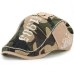 Men's Hat Summer Breathable Washed Cotton Camouflage Berets Adjustable Head Size Hip Hop Caps Male Bone Personality Tongue Cap