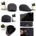 Mens Solid Cotton Cap Golf Driving Sun Flat Cabbie Beret Hat