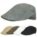 Mens Womens Duckbill Cap Ivy Cap Driving Sun Flat Cabbie Newsboy Hat Unisex berets