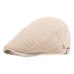 New Summer Mesh Beret Hat Men Outdoor Visor Peaked Caps Breathable Bone Male Ivy Flat Cap Adjustable Sun Dad Hat Berets Boina