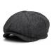 Peaky Blinders Men Berets Hat Autumn New Vintage Herringbone Octagon Cap Women'S Casual Pumpkin Hat Gatsby Flat Beret Hats