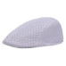 SILOQIN Ultra-thin Mesh Breathable Fashion Berets For Men Women Summer Simple Duckbill Beret Flat Cap Golf Ivy Couple Hat Unisex