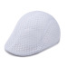 Spring Summer British Style Classic Man Mesh Berets Caps Casual Solid Color Peaked Caps Berets Hats Breathable Casquette Cap