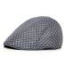 Spring Summer British Style Classic Man Mesh Berets Caps Casual Solid Color Peaked Caps Berets Hats Breathable Casquette Cap