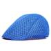 Spring Summer British Style Classic Man Mesh Berets Caps Casual Solid Color Peaked Caps Berets Hats Breathable Casquette Cap