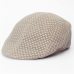 Summer Unisex Men Women Sun Mesh Beret Cap Newsboy Golf Cabbie Flat Peaked  Hat Casquette Breathable Berets