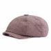 Tweed Gatsby Newsboy Cap  spring  autumn  Hat for men Golf Driving Flat cap Berets men  peaky blinders hat bone