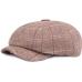 Tweed Gatsby Newsboy Cap  spring  autumn  Hat for men Golf Driving Flat cap Berets men  peaky blinders hat bone