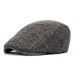 UK Mens Flat Cap Beret herringbone Newsboy Bakerboy Hat Gatsby Peaky Blinders