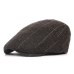 UK Mens Flat Cap Beret herringbone Newsboy Bakerboy Hat Gatsby Peaky Blinders