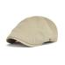 VOBOOM Cotton  Ivy Flat Cap Berets Spring Summer Men Women Solid Casual Driver Cooker Retro Male Female Boina 063