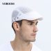 VOBOOM Summer Men Women Casual Beret Hat Ivy Flat Cap Cabbie Newsboy Style Gatsby Hat Adjustable Breathable Boina Mesh Caps 124