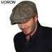 VORON Fashion Octagonal Cap Newsboy Beret Hat Autumn And Winter Hats For Men's International Superstar Jason Statham Male Models