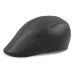 Vintage Mens Leather Flat Ivy Caps Newsboy gatsby Bonnet Cabbie Biker Beret Hat