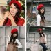 Women Winter Autumn Beret Caps Solid Color Wool Hats  Female Bonnet Caps Winter All Matched Warm Walking Hat Cap