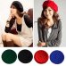 Women Winter Autumn Beret Caps Solid Color Wool Hats  Female Bonnet Caps Winter All Matched Warm Walking Hat Cap