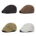 XdanqinX Summer Retro Men's Cap Ultra-thin Breathable Berets For Men Women Elegant Women's Flat Caps Beret Ladies Couple Hat New