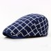 spring summer artist plaid berets hat gorras planas duckbill boina feminina flat sun hat vintage newsboy hat peaked cap bone men