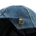 which in shower adult unisex adjustable plain denim beret for women men blank jean flat newsboy cap spring summer sun hat bone