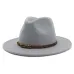 13 Colors High-Q Wide Brim Wool Felt Jazz Fedora Hats for Men Women British Classic Trilby Party Formal Panama Cap Floppy Hat