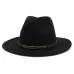 13 Colors High-Q Wide Brim Wool Felt Jazz Fedora Hats for Men Women British Classic Trilby Party Formal Panama Cap Floppy Hat