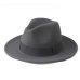 2 Big Size 100% Wool Men Felt Trilby Fedora Hat For Gentleman Wide Brim Top Cloche Panama Sombrero Cap Size 56-58,size 59-61CM