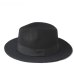 2 Big Size 100% Wool Men Felt Trilby Fedora Hat For Gentleman Wide Brim Top Cloche Panama Sombrero Cap Size 56-58,size 59-61CM