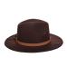 2016 Autumn Winter Sun Hat Women Men Fedora Hat Classical Wide Brim Felt Floppy Cloche Cap Chapeau Imitation Wool Cap