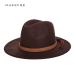 2016 Autumn Winter Sun Hat Women Men Fedora Hat Classical Wide Brim Felt Floppy Cloche Cap Chapeau Imitation Wool Cap