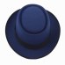 2016 Fashion Unisex Felt Pork Pie Men curled edg cap European American flat caps circular top hats Fedoras chapeu fedora hat 25